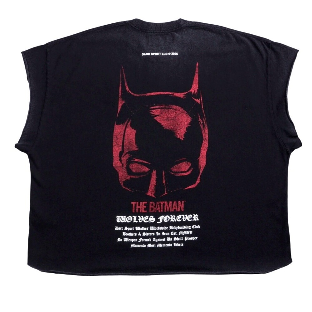 Darc Sport Batman Forever Limited Edition Grunge Tee Mens Size M Black Red